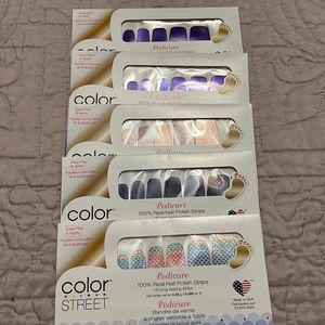 Color Street pedicure strips